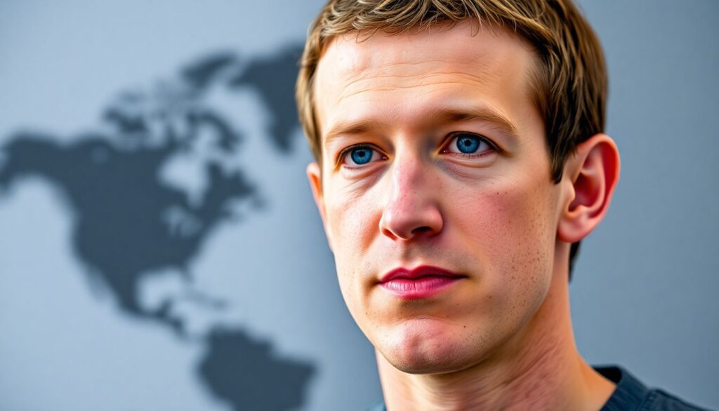 История Марка Цукерберга и создание Facebook - иллюстрация