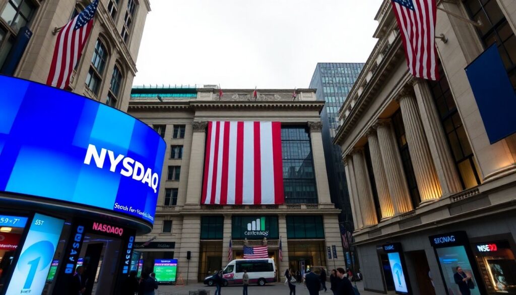 Крупнейшие мировые биржи: NYSE, NASDAQ, LSE - иллюстрация