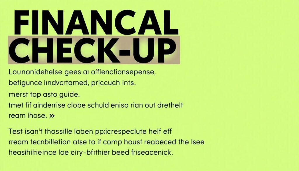 Как провести финансовый чекап своей жизни - иллюстрация