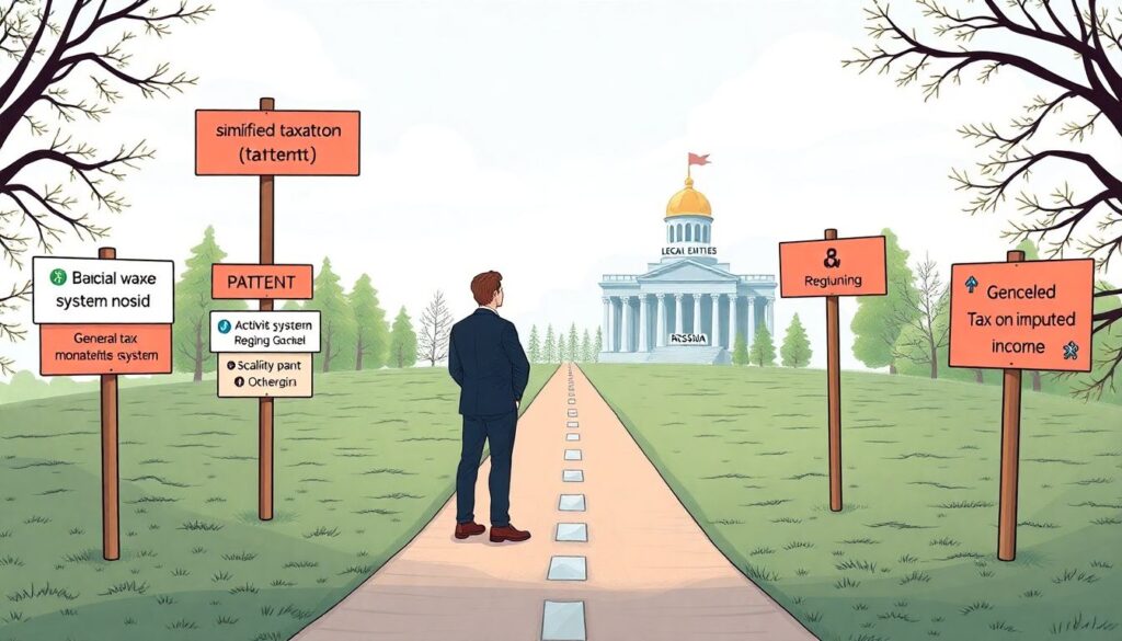 Как выбрать систему налогообложения для бизнеса - иллюстрация