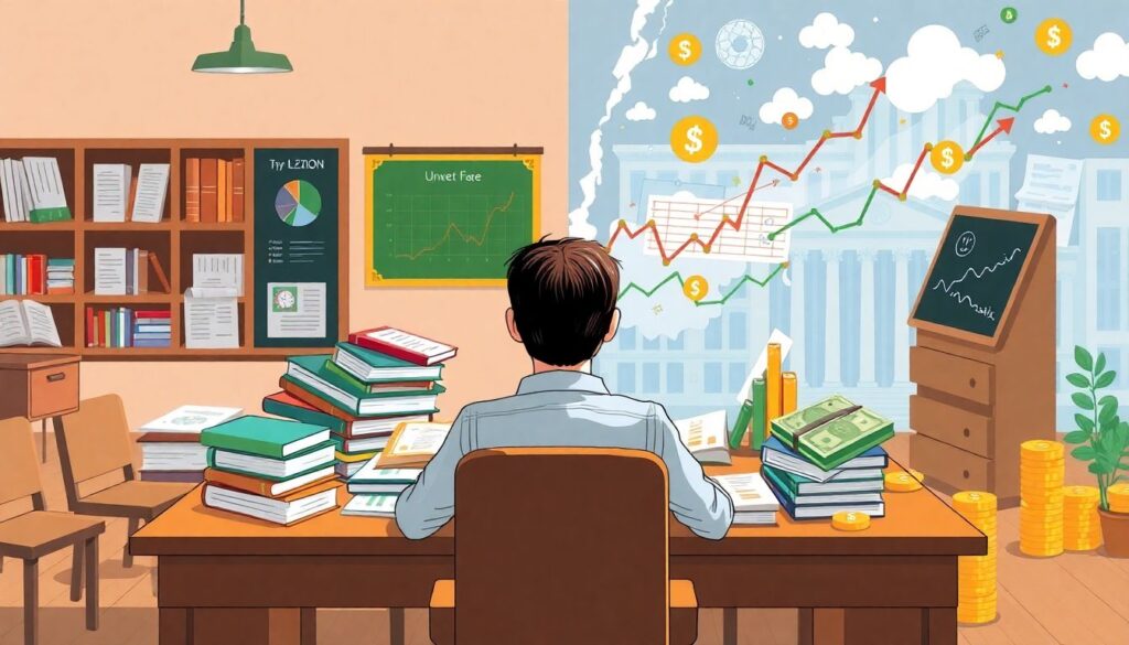 Роберт Кийосаки и его Богатый папа, бедный папа - иллюстрация