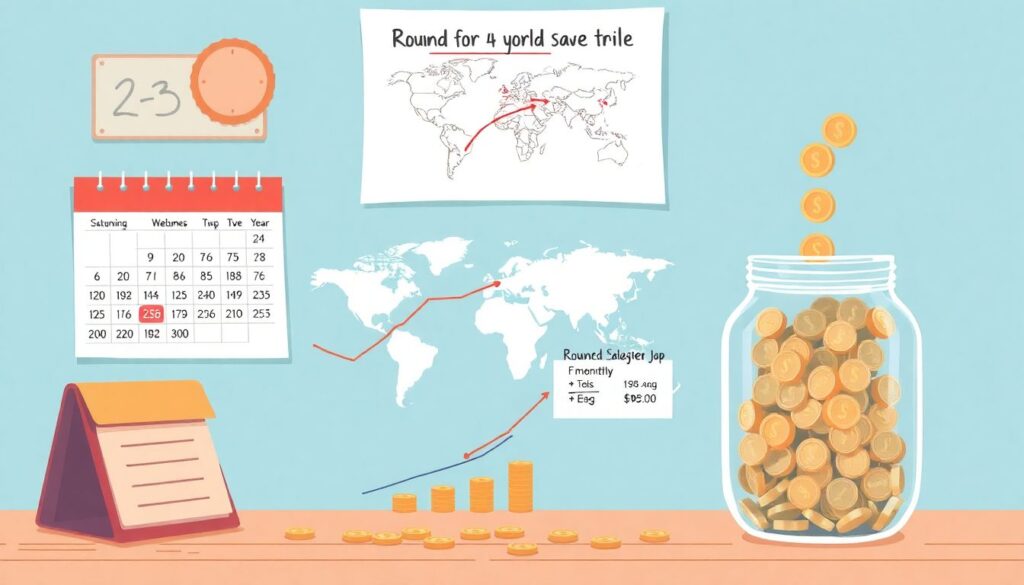 Как накопить на кругосветное путешествие - иллюстрация