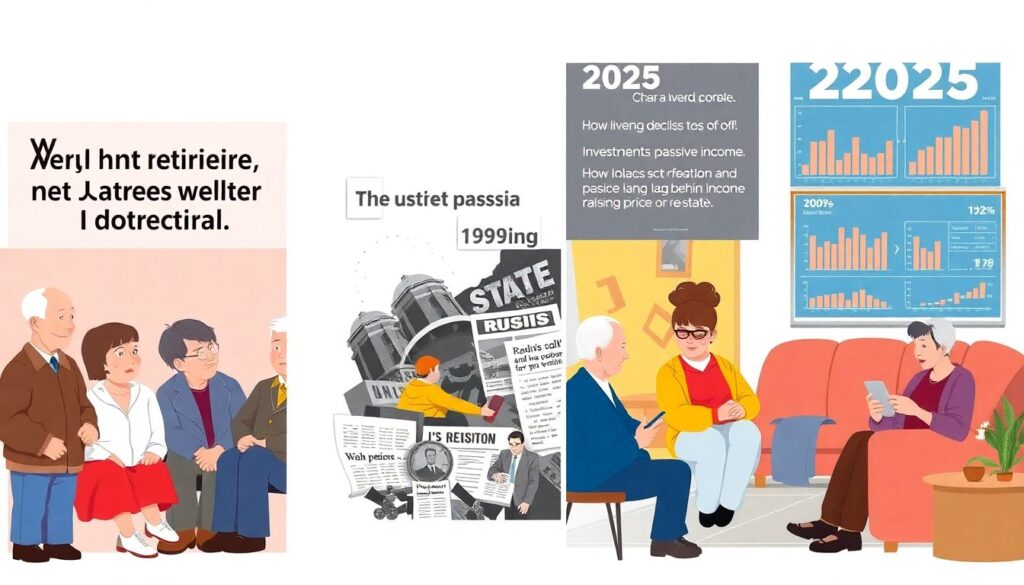 Как жить на пенсии на пассивный доход - иллюстрация