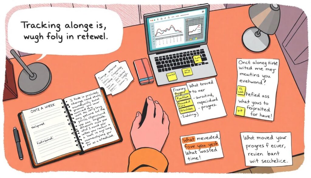 Как отслеживать свой прогресс и корректировать план - иллюстрация
